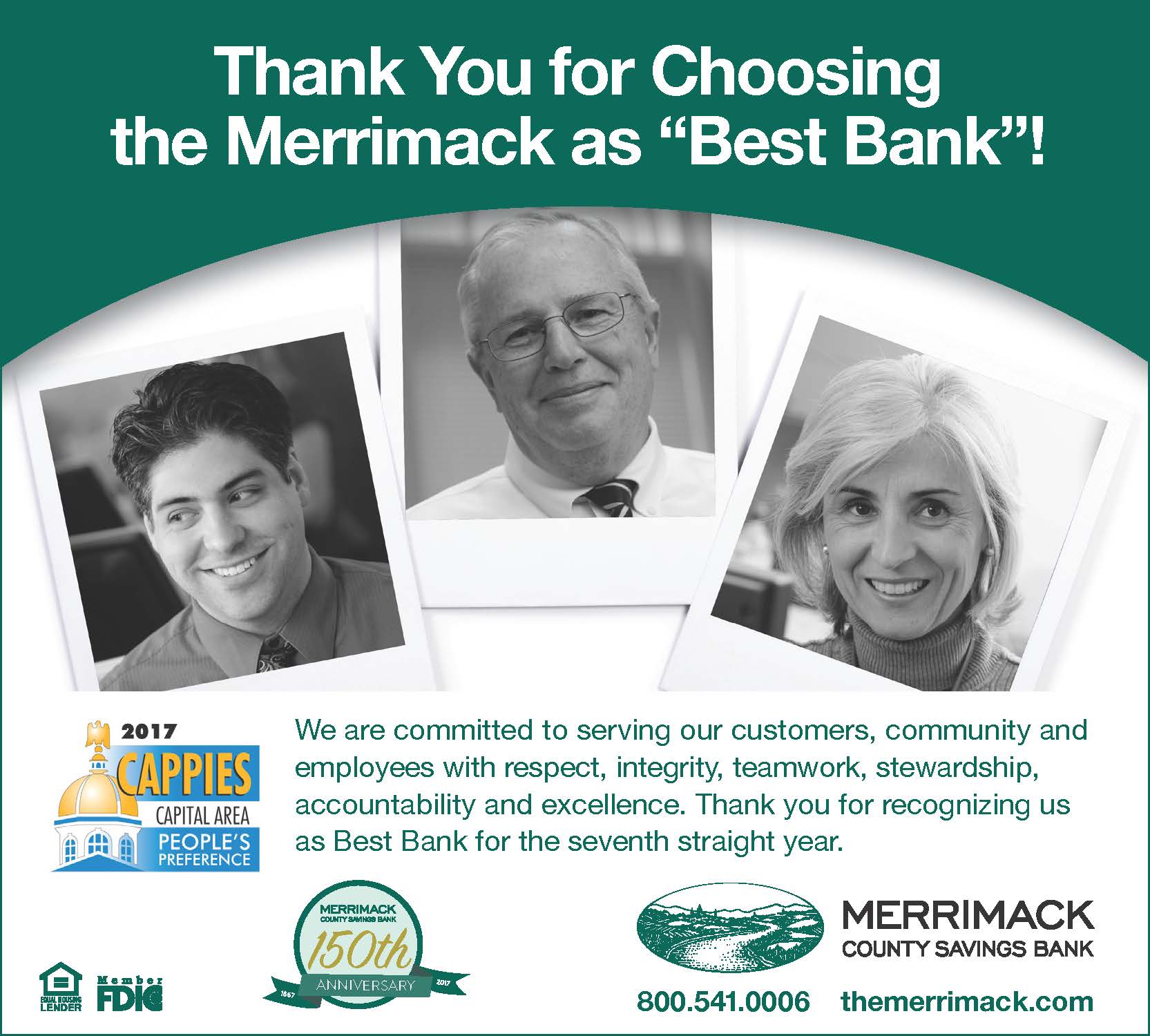 Merrimack Cappie Awards Ad